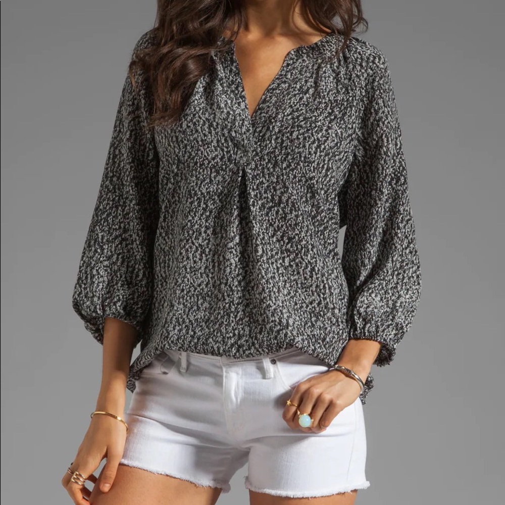 Joie B abstract blouse